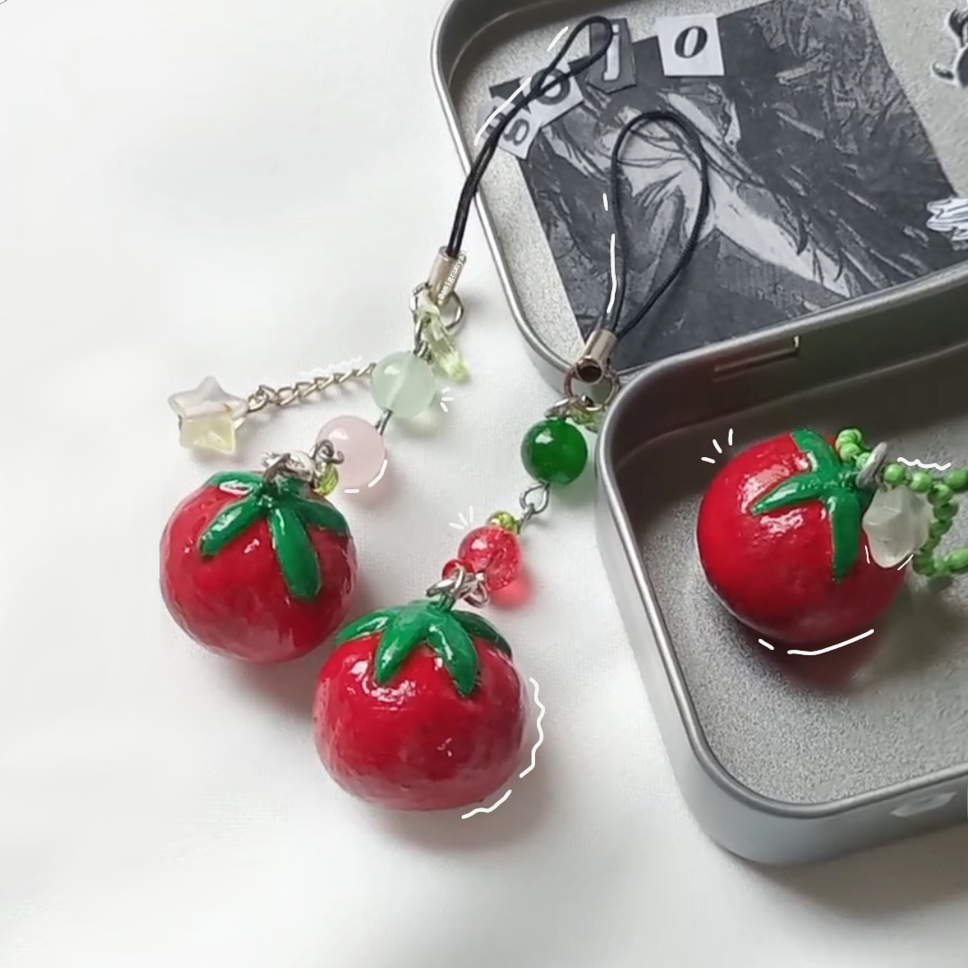 Phone charm tomato 🍅